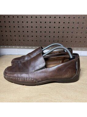 Mephisto Loafers Mens Size 8 Brown Edlef Leather Slip On Comfort Casual Shoes